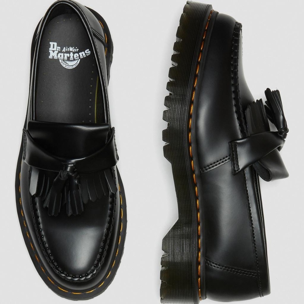 DR. Martens ADRIAN BEX SMOOTH LEATHER TASSEL LOAFERS USL 6 USM 5 NWT no box